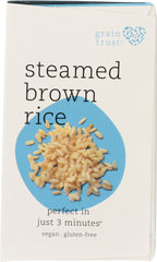 GRAIN TRUST: Steamed Brown Rice, 30 oz