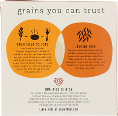 GRAIN TRUST: Steamed Jasmine Rice, 30 oz