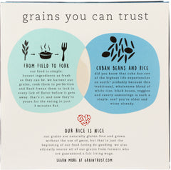 GRAIN TRUST: Cuban Beans and Rice, 20 oz
