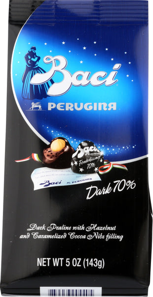 PERUGINA: Chocolate Dark Baci, 70%, 5 oz