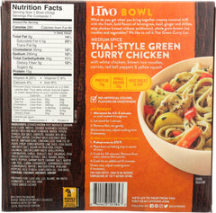 LUVO: Thai-style Green Curry Chicken Bowl, 9 oz