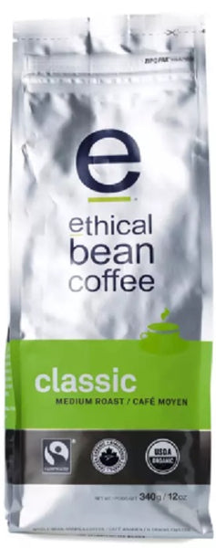 ETHICAL BEAN: Coffee Medium Roast Classic, 12 oz
