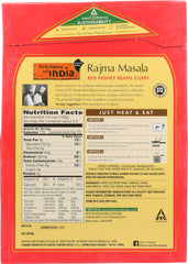 KITCHENS OF INDIA: Rajma Masala Red Kidney Beans Curry, 10 oz