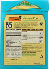 KITCHENS OF INDIA: Mixed Vegetable & Cottage Cheese Curry, 10 oz