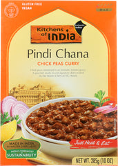 KITCHENS OF INDIA: Pindi Chana Chick Peas Curry, 10 oz