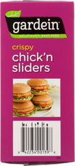 GARDEIN: Crispy Chick'n Sliders Mini Delights, 11.3 oz
