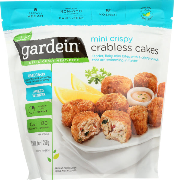 GARDEIN: Crabless Cakes 8.8 Oz