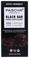 PASCHA: Dark Chocolate with Organic Cocoa Nibs, 2.82 oz