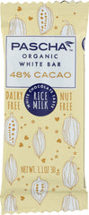 PASCHA: Organic Rice  Milk White Chocolate Bar, 1.1 Oz