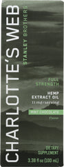 CHARLOTTES WEB: Hemp Extract Oil Mint Chocolate Full Strength, 3.38 oz