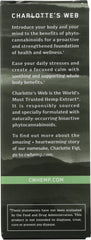 CHARLOTTES WEB: Hemp Extract Oil Mint Chocolate Full Strength, 3.38 oz