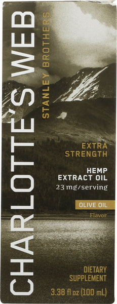 CHARLOTTES WEB: Oil Olive Extra Strength, 3.38 oz