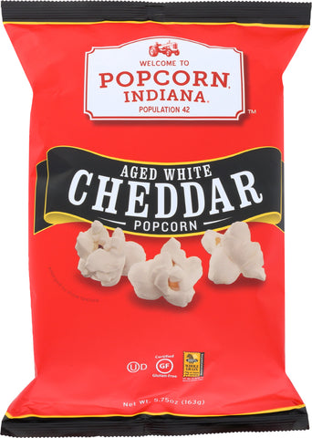 POPCORN INDIANA: Aged White Cheddar Popcorn, 5.75 oz