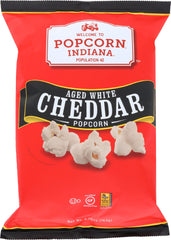 POPCORN INDIANA: Aged White Cheddar Popcorn, 5.75 oz