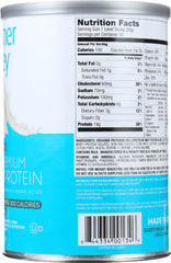 DESIGNER PROTEIN WHEY: 100% Premium Purely Unflavored, 12 oz