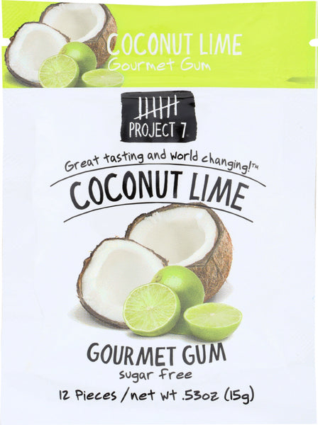 PROJECT 7: Coconut Lime Gum, 0.53 oz