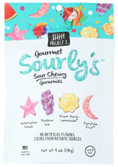 PROJECT 7: Sourly's Gourmet Sour Chewy Gummies, 4 oz