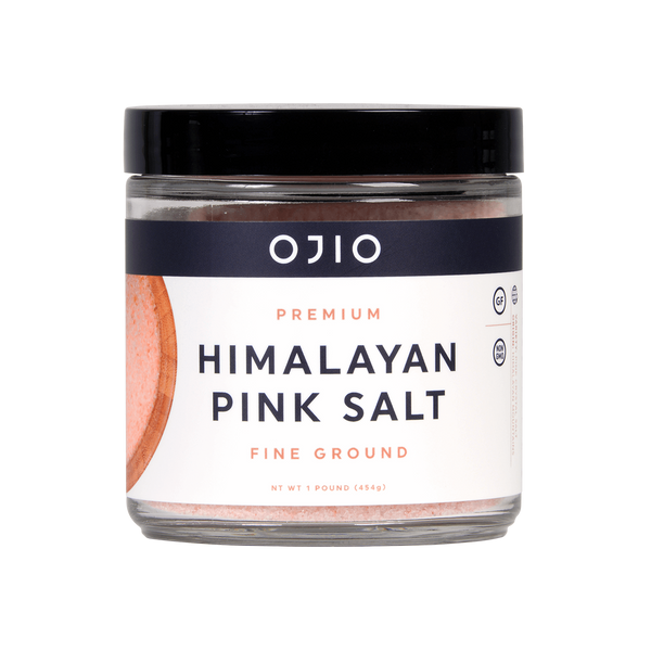 OJIO: Salt Pink Himalayan Fine Ground, 1 lb