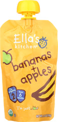 ELLA'S KITCHEN: Bananas + Apples, 3.5 oz