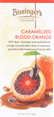 BISSINGERS: Chocolate Bar Caramelized Blood Orange, 3 oz