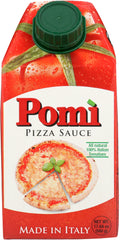 POMI: Pizza Sauce All Natural, Made In Italy, 17.64 oz