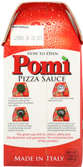 POMI: Pizza Sauce All Natural, Made In Italy, 17.64 oz