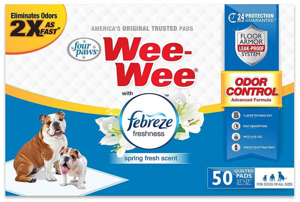 Four Paws Wee-Wee Pads - Febreze Freshness