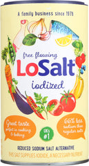 LOSALT: Iodized Salt, 12.35 oz