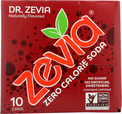 ZEVIA: Dr. Zevia Zero Calorie Soda 10 Pack, 120 fl oz