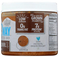 NATURAL WAY: Peanut Butter Chocolate Swirl, 16 oz