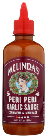 MELINDAS: Peri Peri Garlic Sauce, 12 Oz