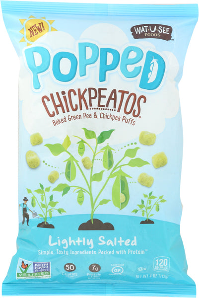 WATUSEE FOODS: Chickpeatos Lightly Salted, 4 oz