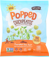 WATUSEE FOODS: SNACK CRMEL SEA SLT CHKPE (0.800 OZ)