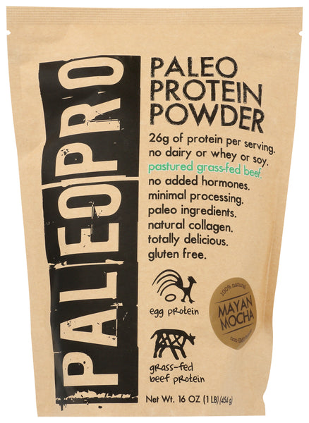 PALEO PRO: Mayan Mocha Paleo Protein Powder, 454 gm