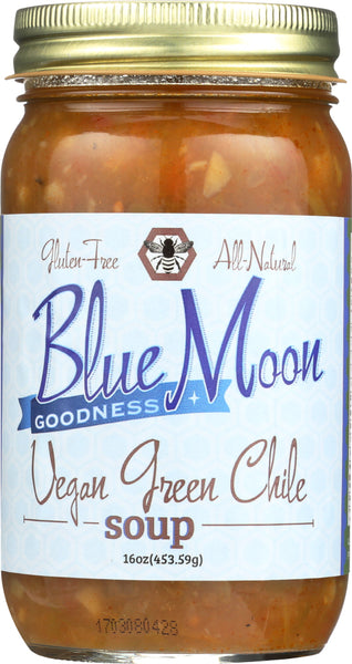 BLUE MOON GOODNESS: Soup Green Chile Vegan, 16 oz