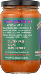 PAPALOTE SALSA: Salsa Roasted Tomato Serrano Tomatillo, 15.75 oz