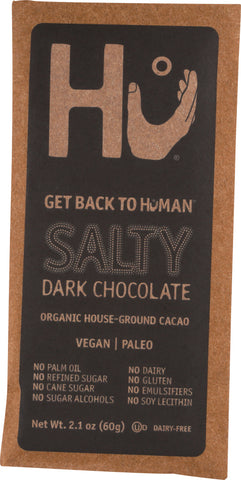 HU: Salty Dark Chocolate Bar, 2.1 oz
