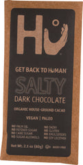 HU: Salty Dark Chocolate Bar, 2.1 oz