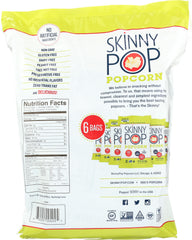 SKINNY POP: All Natural Popcorn 6 count, 3.9 oz