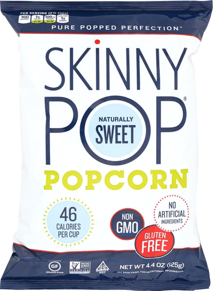 SKINNY POP: Naturally Sweet Popcorn, 4.4 oz