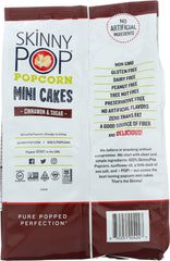 SKINNY POP: Popcorn Mini Cake Cinnamon & Sugar, 5 oz