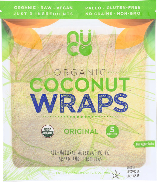 NUCO: WRAP CCNUT ORG (2.470 OZ)