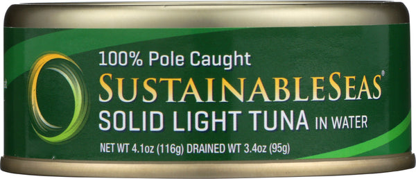 SUSTAINABLE SEAS: TUNA SLPJCK WTR (4.100 OZ)