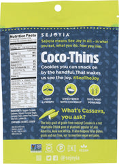 SEJOYIA: Cookie Coco-Thins Lemon Zest, 3.5 oz