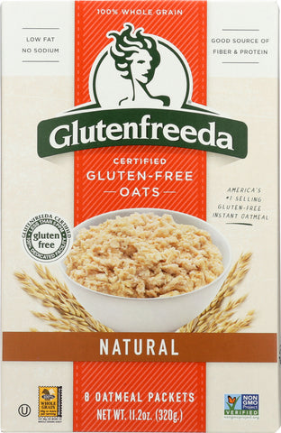 GLUTENFREEDA: Gluten Free Instant Oatmeal Natural, 11.2 oz