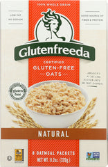 GLUTENFREEDA: Gluten Free Instant Oatmeal Natural, 11.2 oz