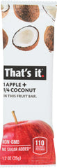 THATS IT: Fruit Bar Apple Coconut, 1.2 oz