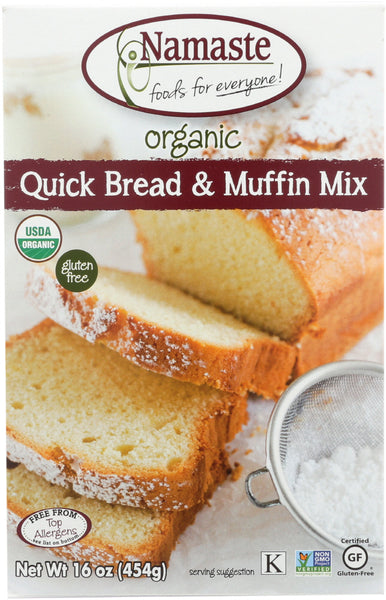 NAMASTE FOODS: Organic Quick Bread & Muffin Mix, 16 oz