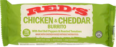 RED'S: Natural Foods Chicken & Cheese Burrito, 5 oz