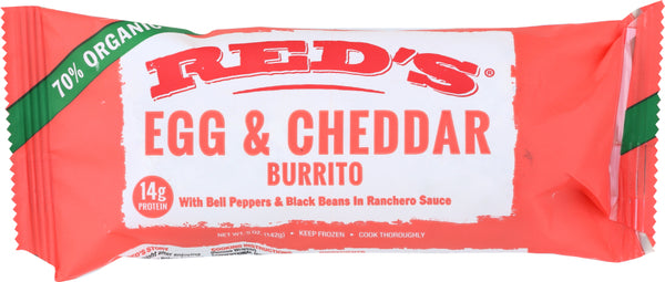 REDS: Egg and Cheese Burrito, 5 oz
